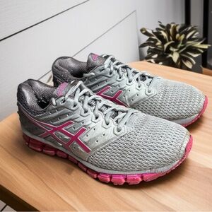 Asics Gel-Quantum 180 2 Women’s Size 9M Running Shoes – Black Gray Performance.